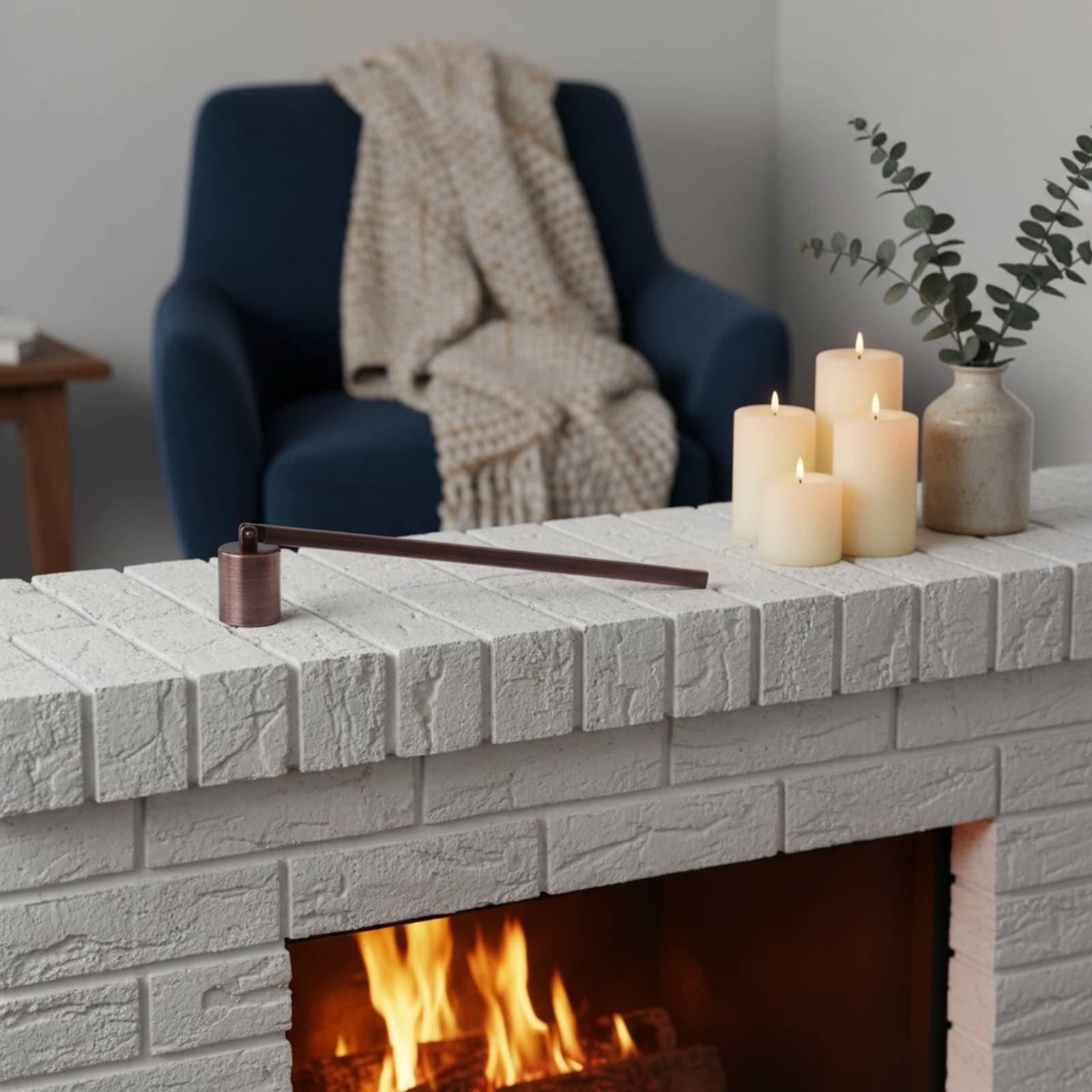 Candle Wick - Cloche anti-fumée pour bougie, évite les