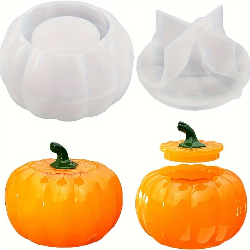 Candle Molds - Pots à Citrouille en Silicone avec