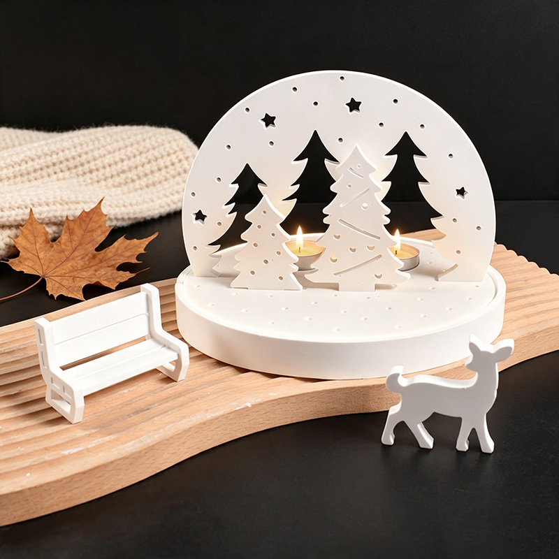 Candle Making Kit - Moule en silicone pour bougeoir de