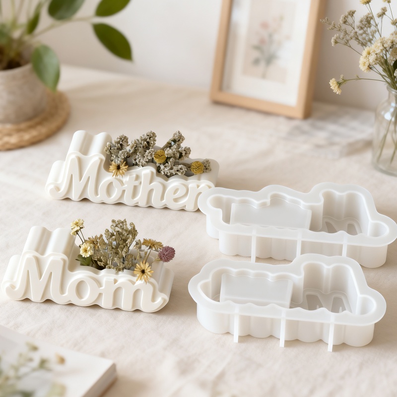 Candle Containers - Moule en silicone pour vase en