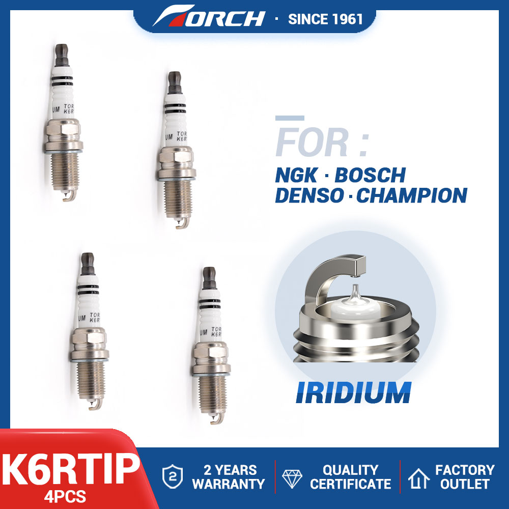 Candle Lighter - 4PCS Bougie Iridium TORCH K6RTIP Remplace