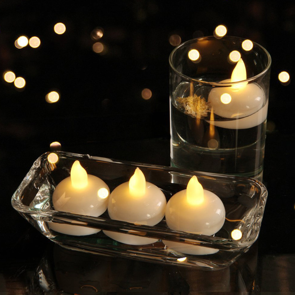 Paraffin Wax - 12 lampes flottantes étanches à LED