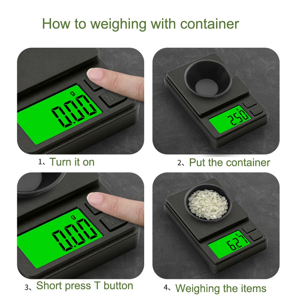 Candle Wax Scale - Balance de précision de poche 1000g