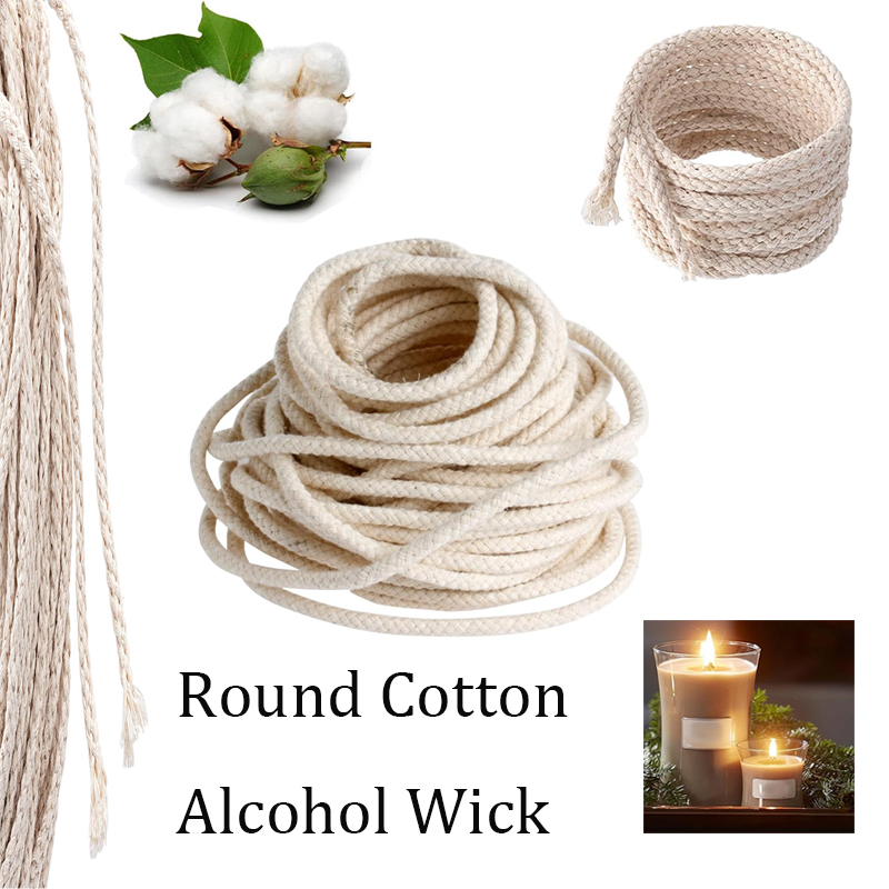 Candle Lighter - Mèches rondes en coton pour alcool