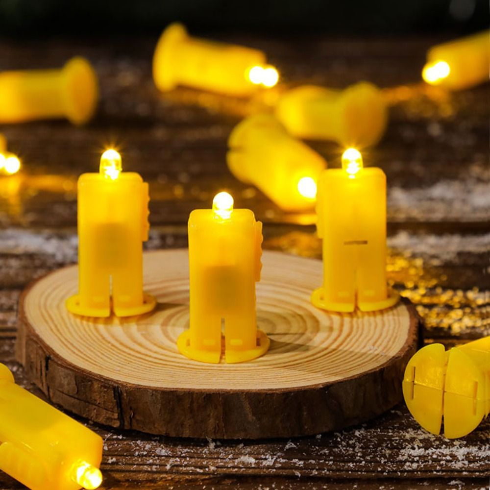 Candle Wick - Lot de 10 lanternes électroniques LED,