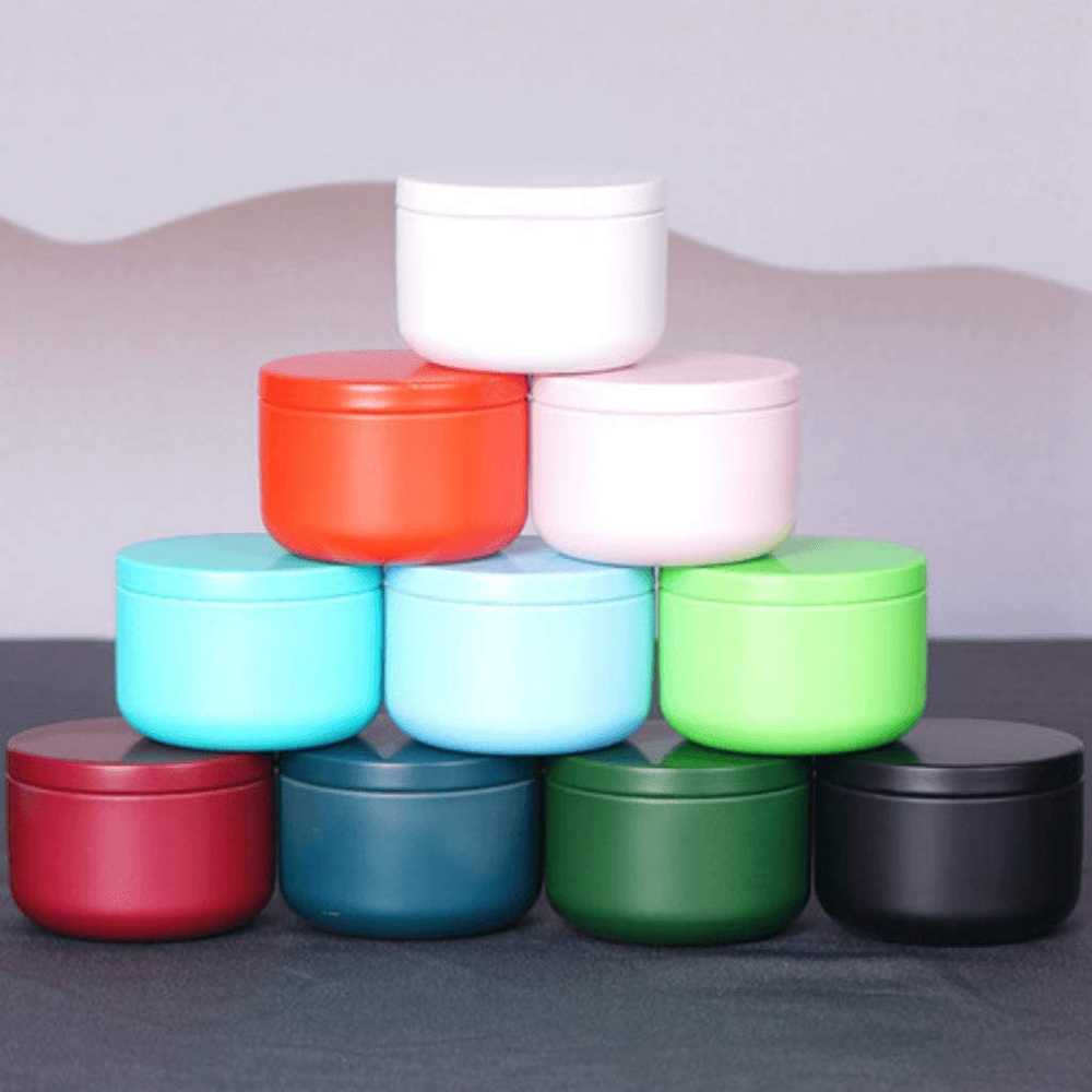 Candle Containers - Boîte à thé avec couvercles hermétiques,