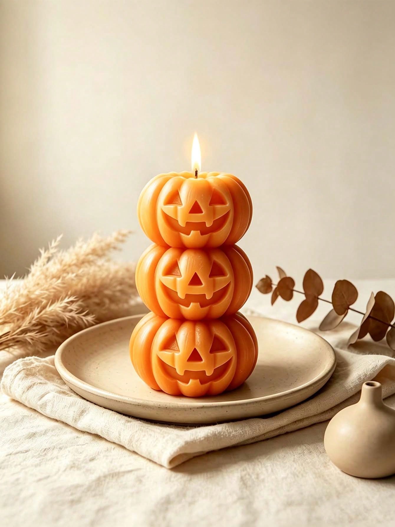 Candle Fragrance - 1 bougie d'Halloween en forme de