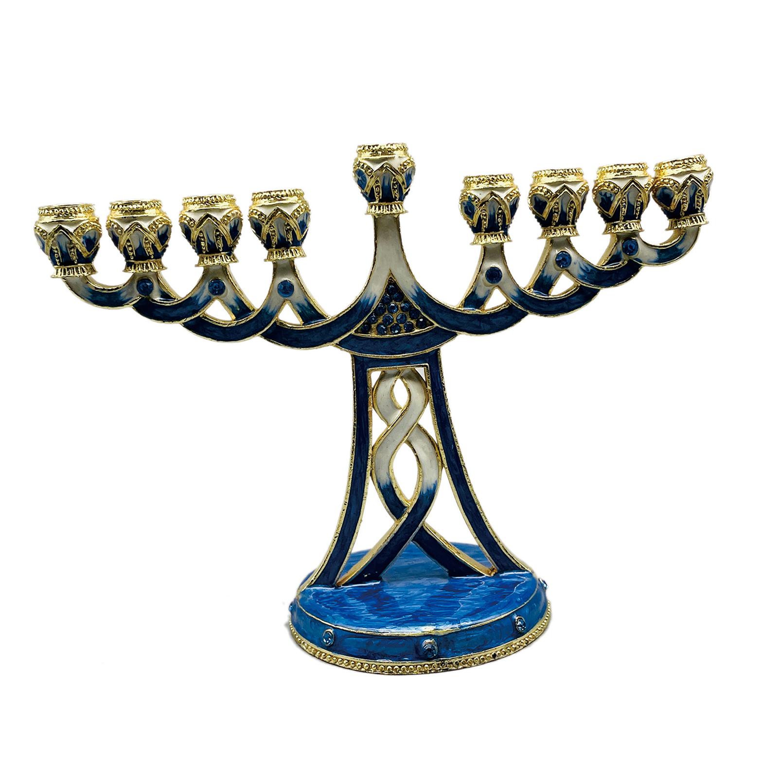 Porte-bougies Menorah émaillé, - Paraffin Wax avis et prix