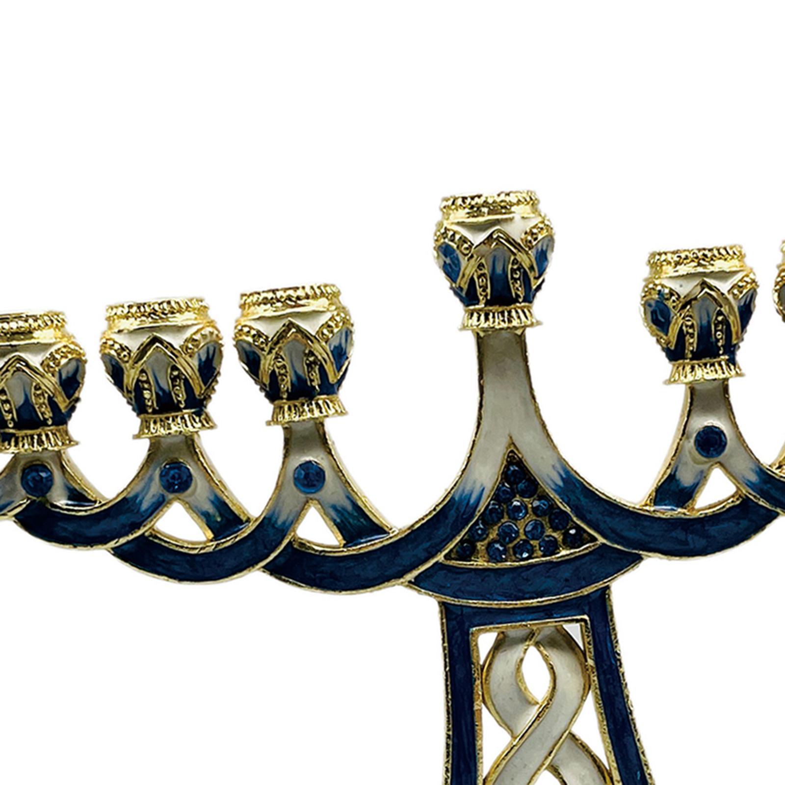 Porte-bougies Menorah émaillé, - Paraffin Wax avis et prix