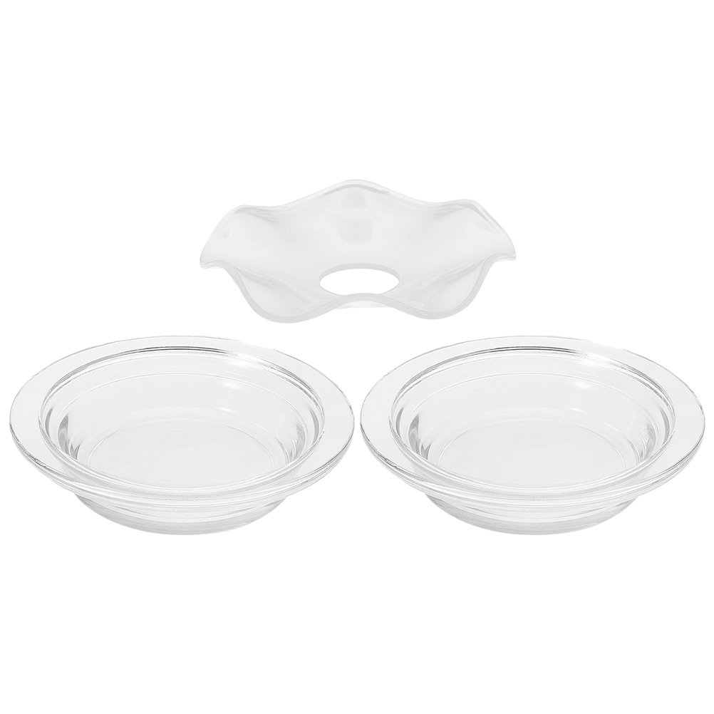 Ensemble de 3 plats en verre p - Wax Melts avis et prix