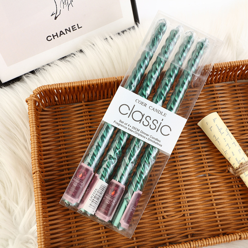 Bougies de chandelier filetées - Silk Candle avis et prix