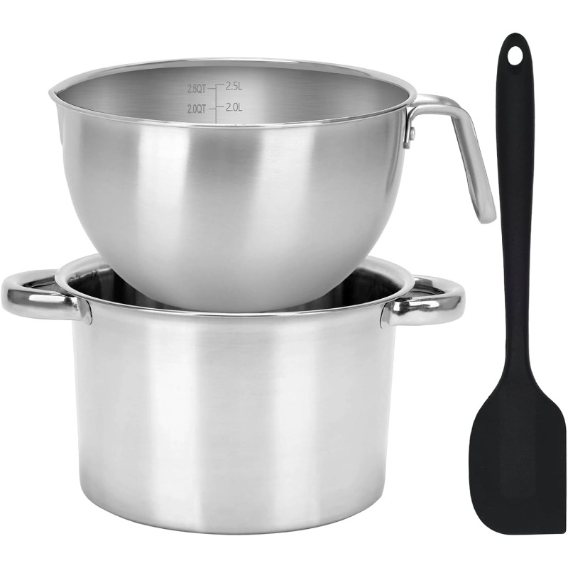 Ensemble de 3 casseroles à dou - Candle Wax Scale avis et prix