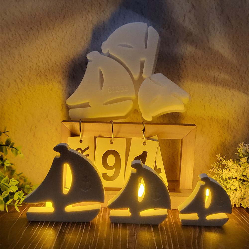Moule en silicone 3D Bateau à  - Candle Lighter avis et prix
