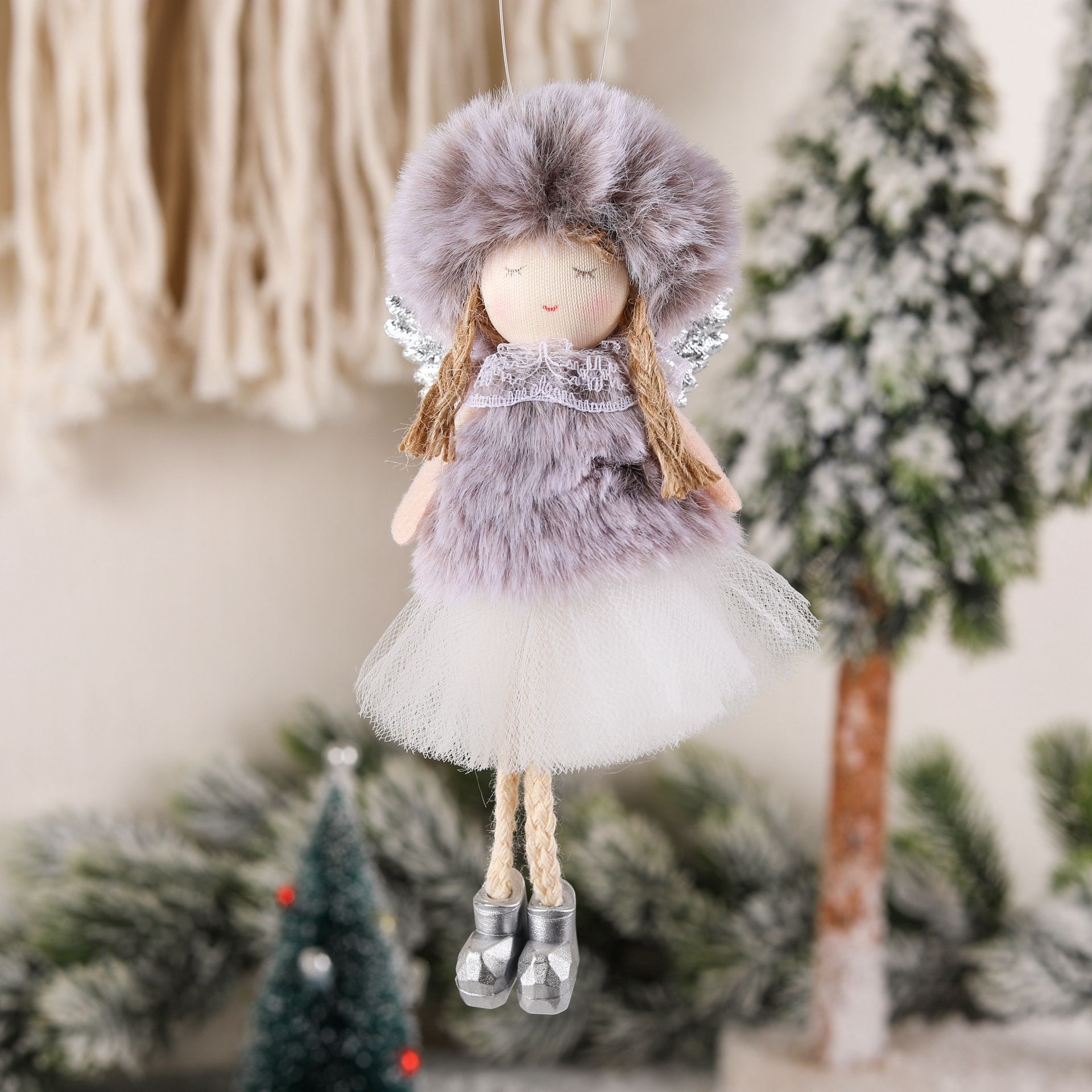Poupée ange en peluche rose po - Candle Lighter avis et prix