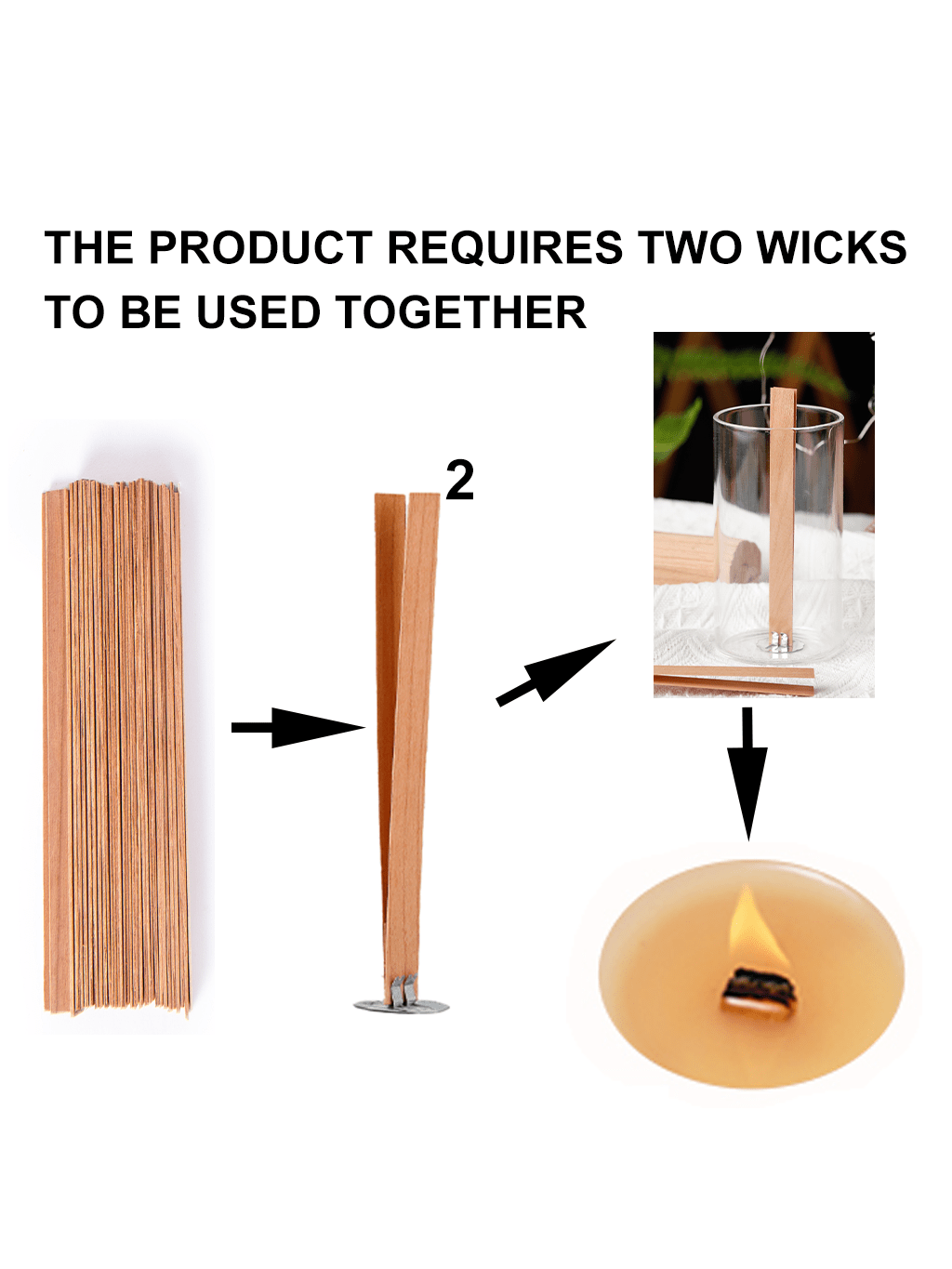 Mèches de bougie en bois de ce - Candle Wick avis et prix