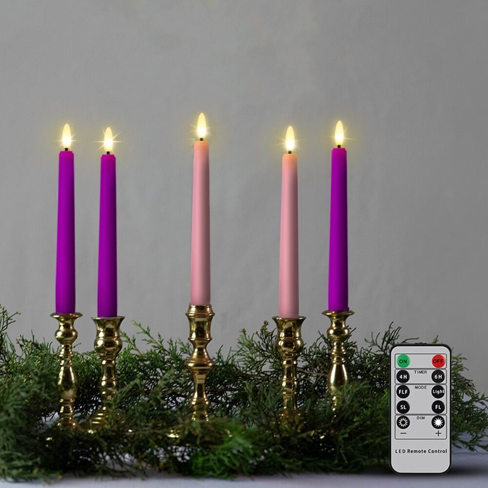 Bougie LED scintillante de 8 p - Candle Wick avis et prix