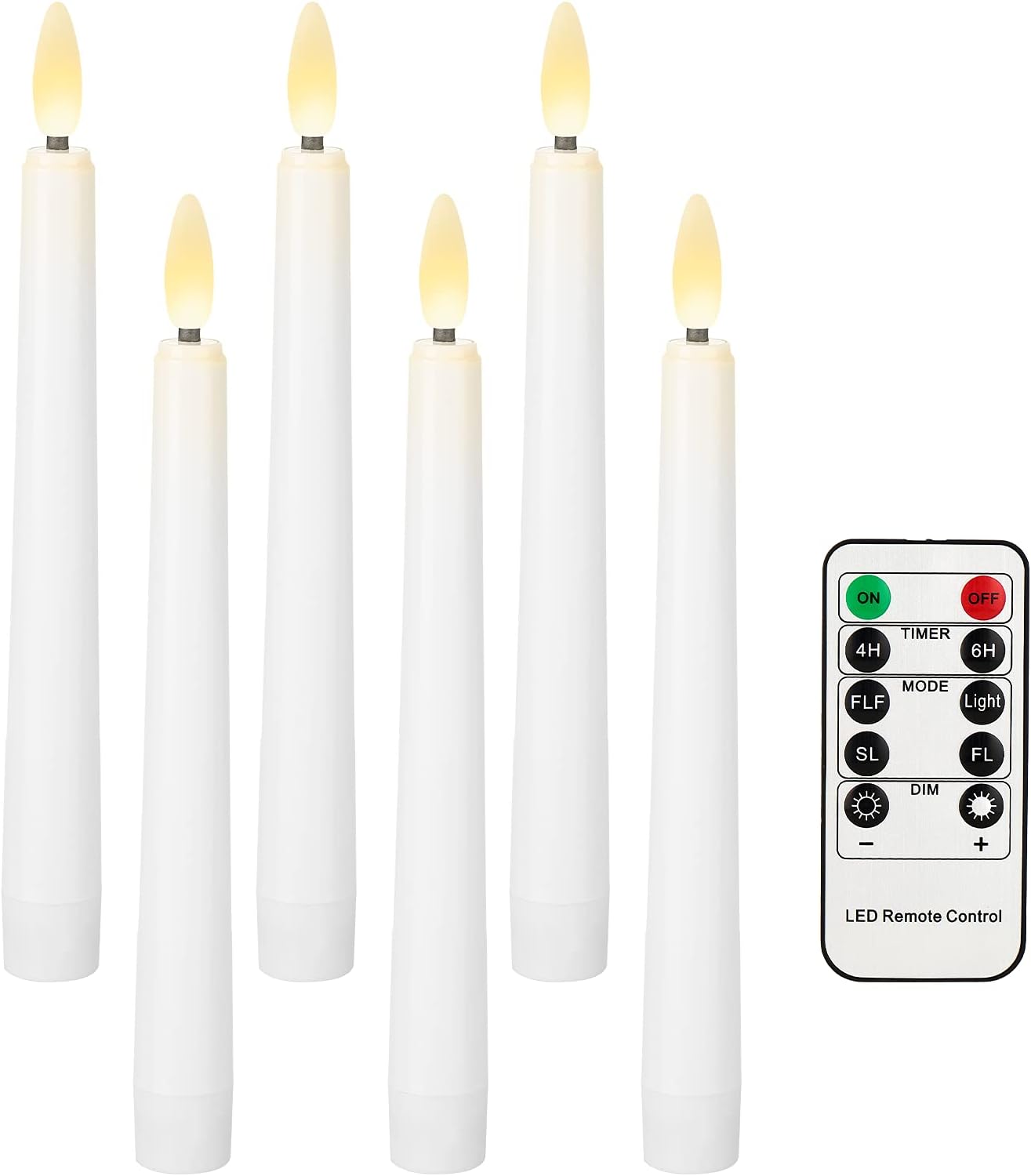 Bougie LED scintillante de 8 p - Candle Wick avis et prix