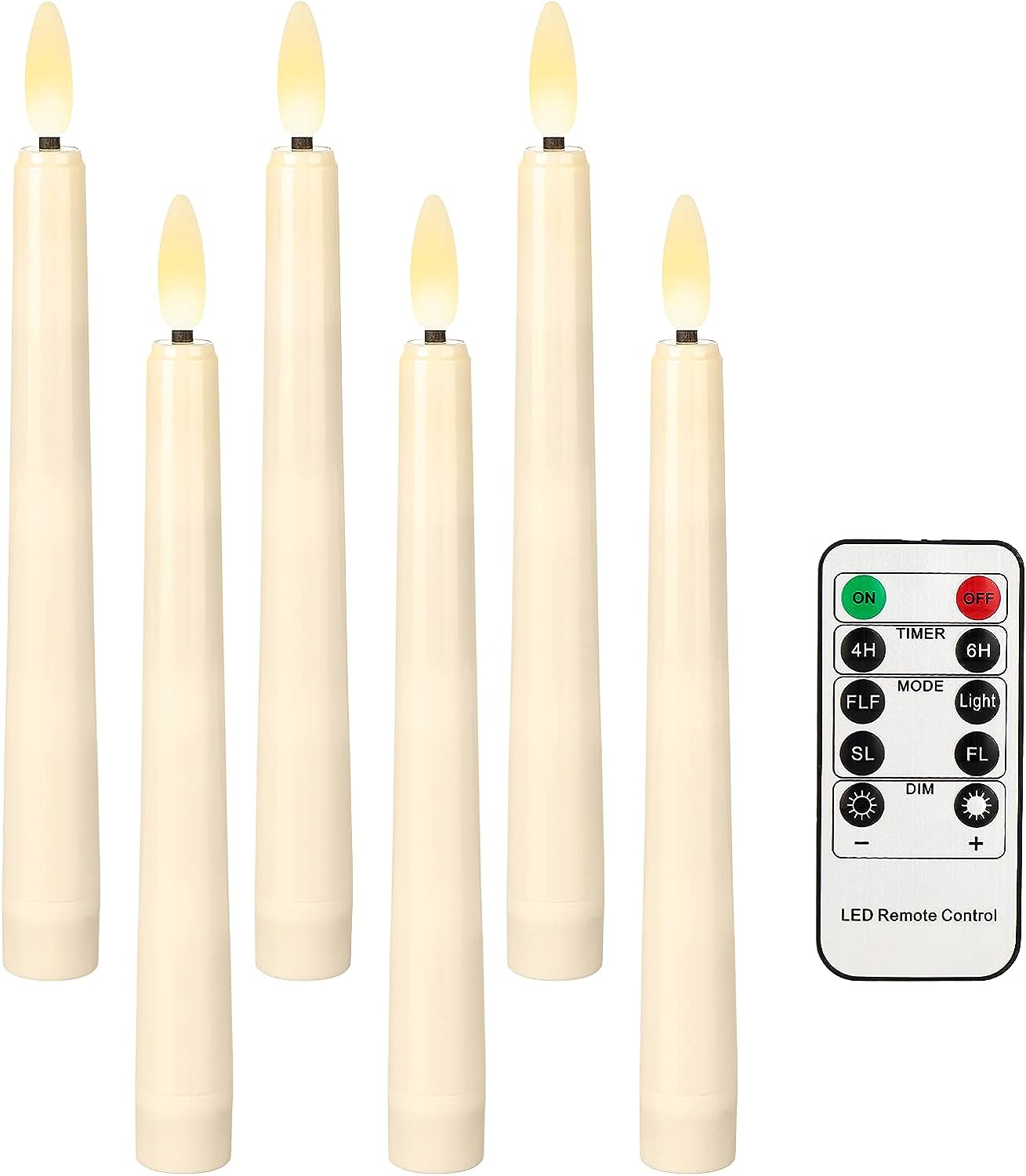 Bougie LED scintillante de 8 p - Candle Wick avis et prix