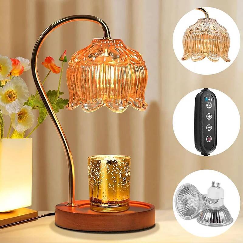 Lampe chauffe-bougie en verre  - Silk Candle avis et prix