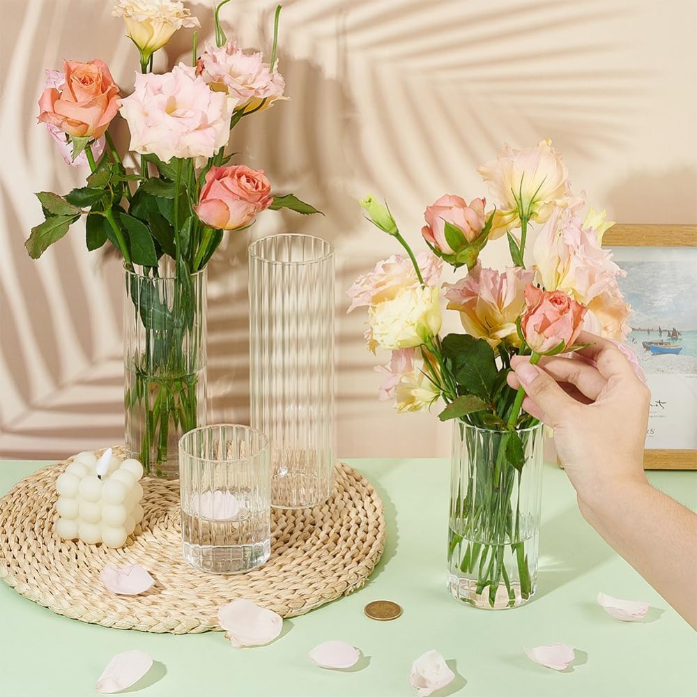 Vases cylindriques en verre de - Candle Containers avis et prix