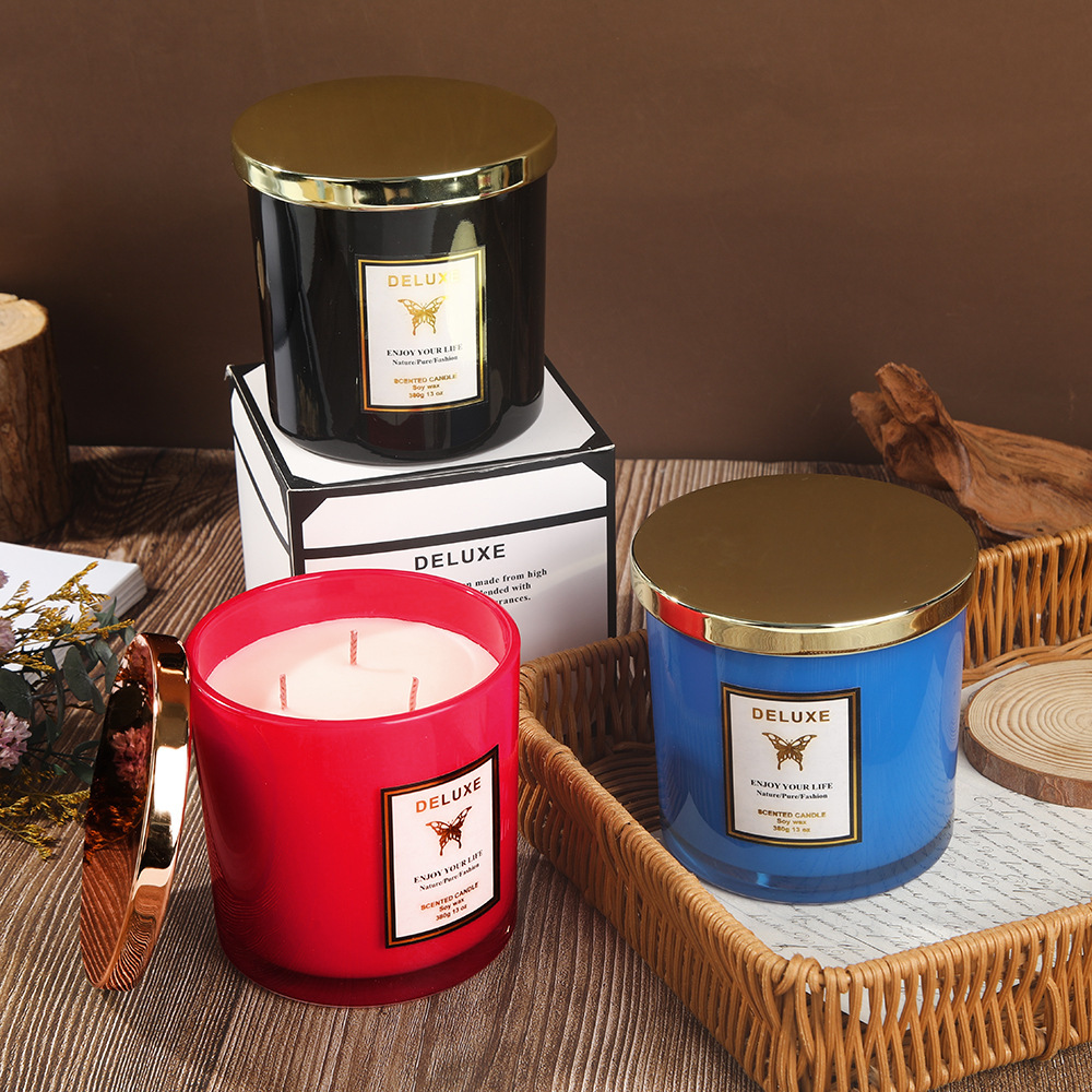 Bougie parfumée en verre avec  - Soy Wax avis et prix