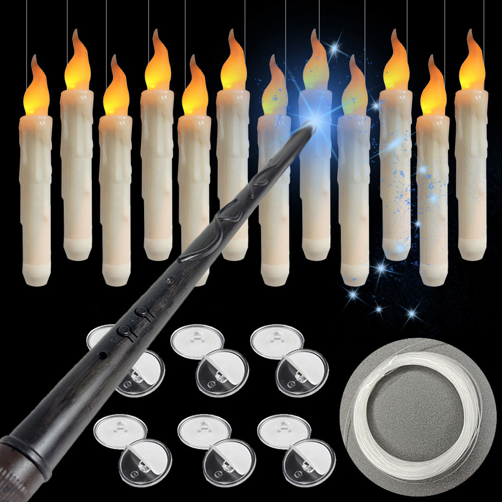 Bougies coniques sans flamme i - Candle Wick avis et prix