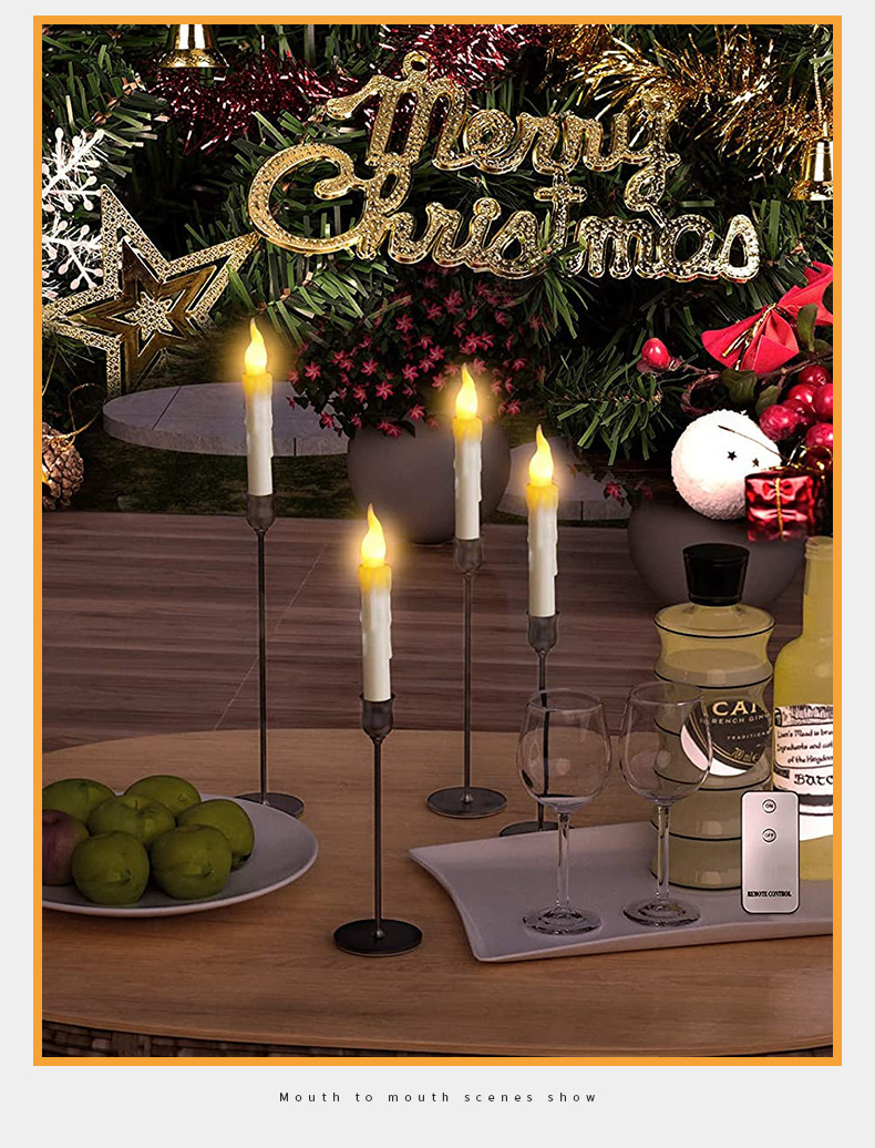 Bougies coniques sans flamme i - Candle Wick avis et prix