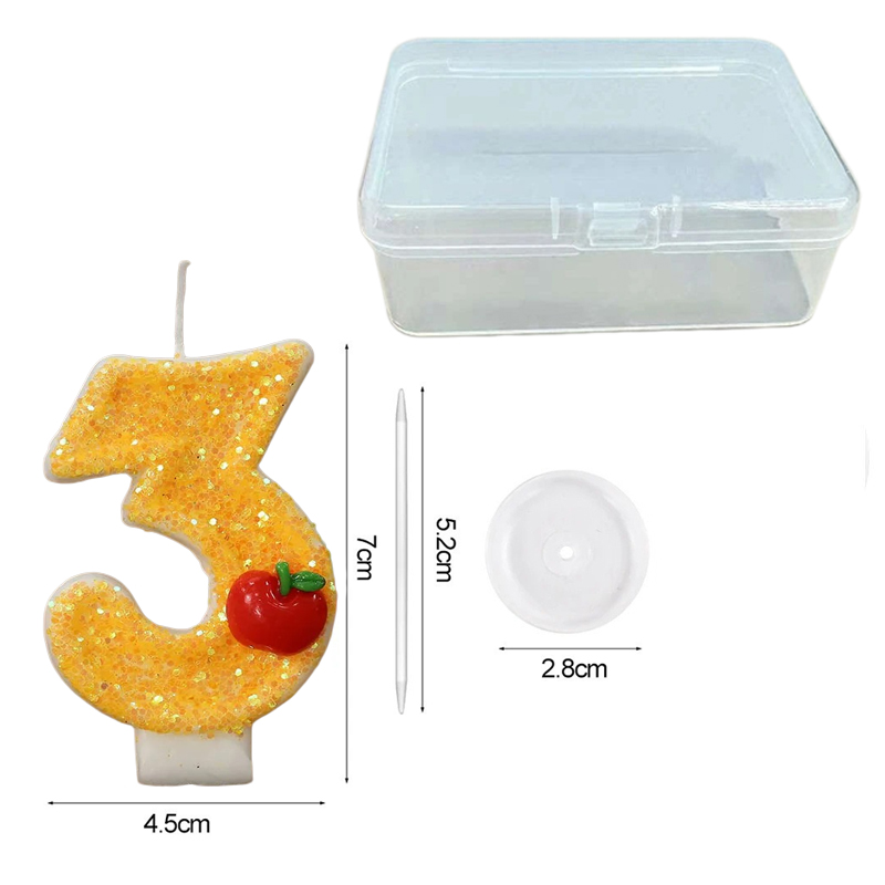 Bougie d'anniversaire numériqu - Paraffin Wax avis et prix