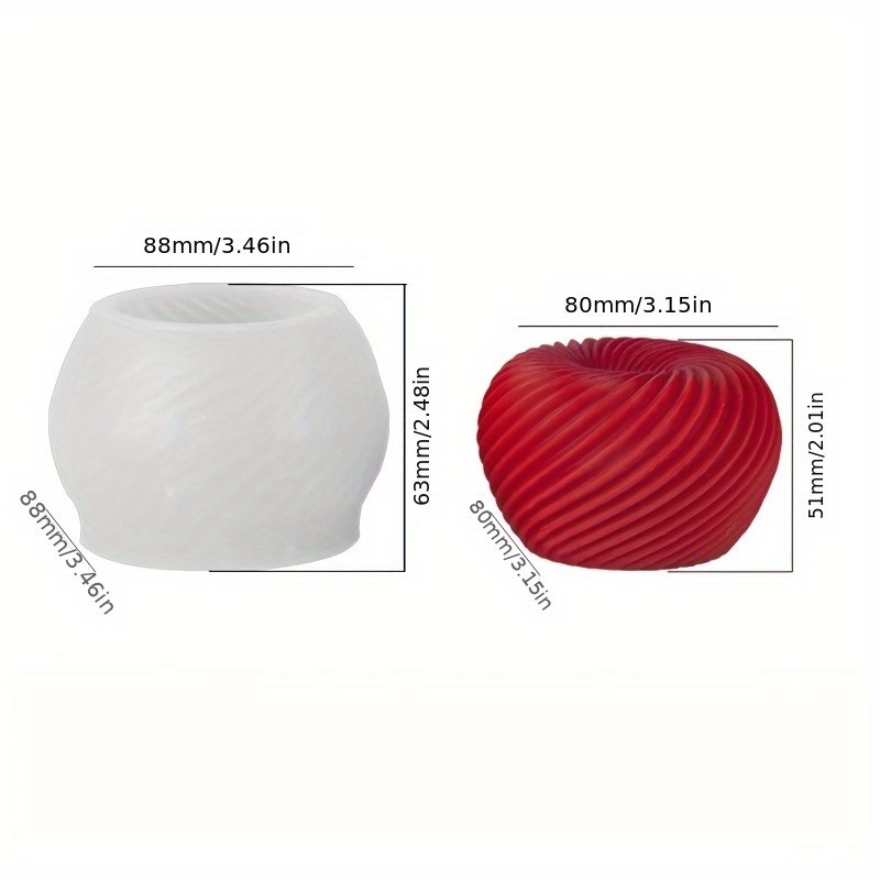 Un moule en silicone rouge ten - Candle Molds avis et prix