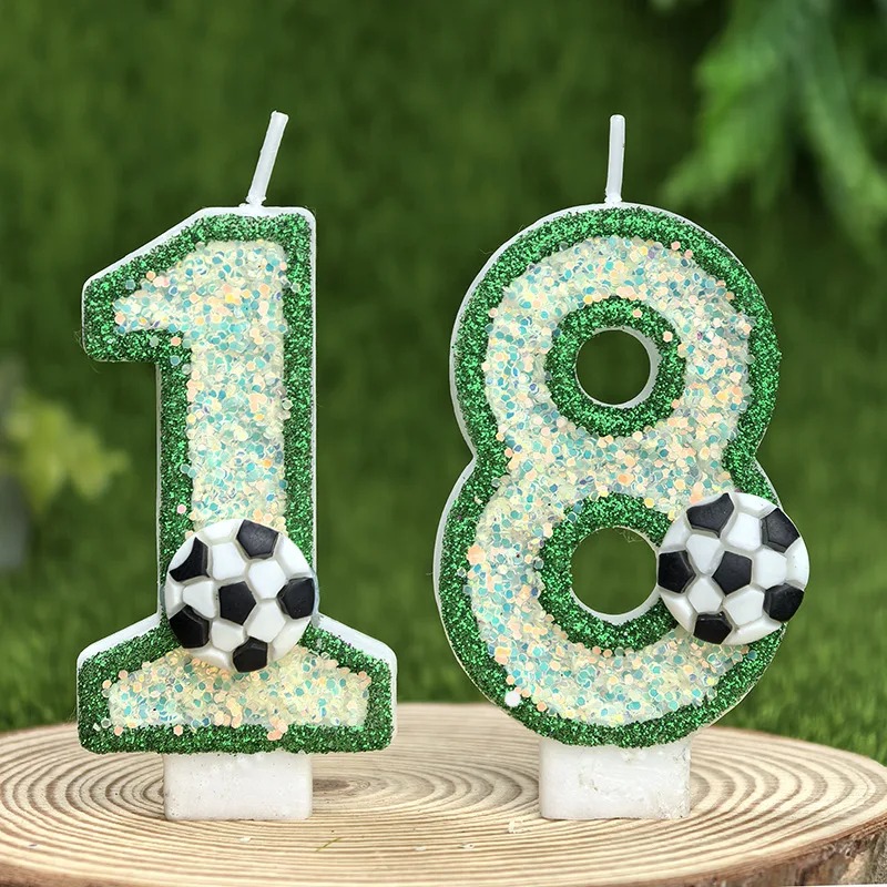 Bougies numérotées 3D de footb - Paraffin Wax avis et prix