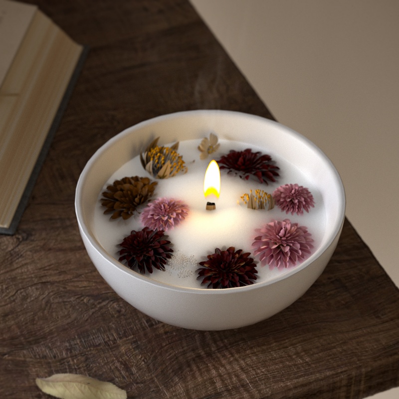Bol de bougie rond en béton, m - Candle Containers avis et prix
