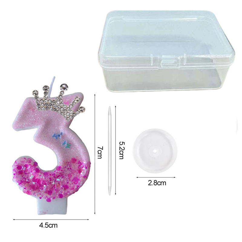 Bougie d'anniversaire numériqu - Paraffin Wax avis et prix