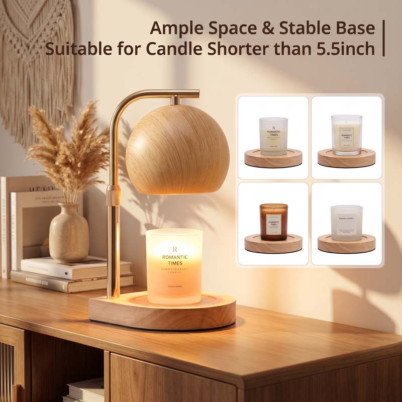 Lampe chauffe-bougie nordique  - Silk Candle avis et prix